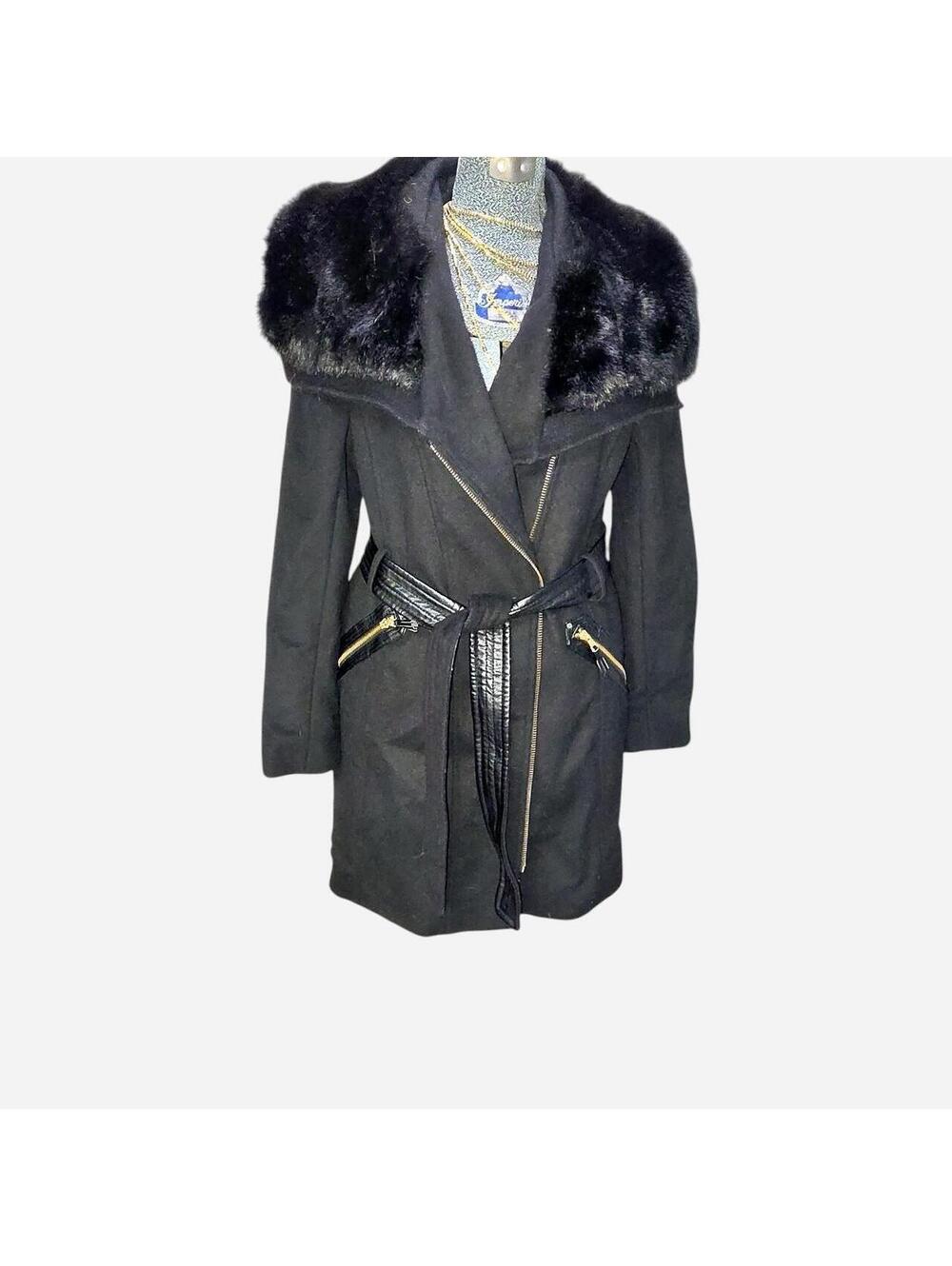 Via Spiga Women's Black Coat